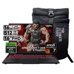 ASUS - TUF A16 RYZEN 7 260 - RTX 5050 8GB GDDR7 - 16GB RAM - 512GB SSD - 16" FHD