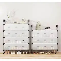 GENERICO - Zapatero Organizador de 3 Niveles – Ideal para Tacones, Tenis y Closet