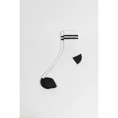 KOAJ - Medias unicolores largas con diseños de rayas en contr Hombre