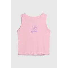 KOAJ - Camiseta para niña manga sisa con arte de Looney Tunes Niña