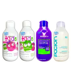 LA POCION - Kit Capilar Niños Shampoo crecimiento y control caída