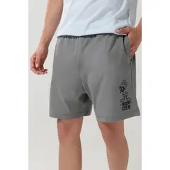 KOAJ - Bermuda gris intensa con bolsillos y arte de Looney Tun Hombre