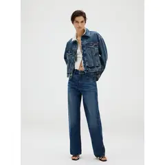 CALVIN KLEIN - Top Tipo Polo Cropped de Punto Liso