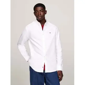 TOMMY HILFIGER - Camisa blanca oxford de corte regular Tommy Jeans