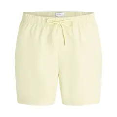 CALVIN KLEIN - Traje amarillo de baño de largo medio con cordón - Logo Tape