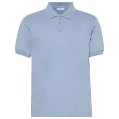 CALVIN KLEIN - Polo multicolor regular con monograma bordado en relieve