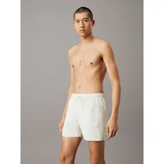 CALVIN KLEIN - Pantaloneta de Baño Verde Ajustable con Cordón