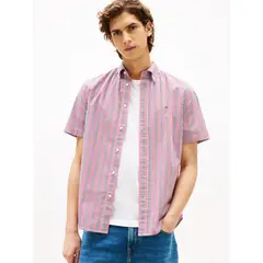 TOMMY HILFIGER - Camisa multicolor Americana de manga corta