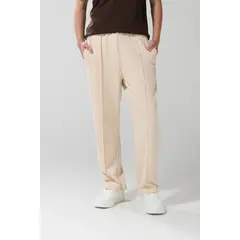 KOAJ - Pantalón jogger unicolor con bota recta y vena en frent Hombre