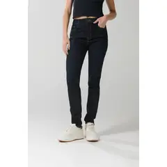 KOAJ - Jean tiro alto jegging azul ceñido con tiro súper alto Mujer