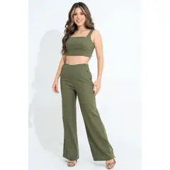 RAGGED - Pantalon hizel Verde militar