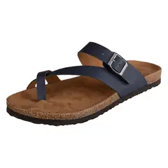 STATE STREET - Sandalias Planas Para Mujer Azul 199414