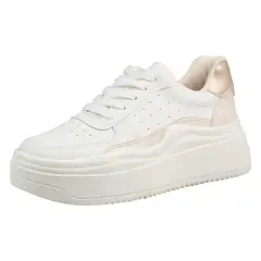 GENERICO - Zapatos Casuales Fashion Tipo Sneakers Para Mujer Blanco Brash 199162