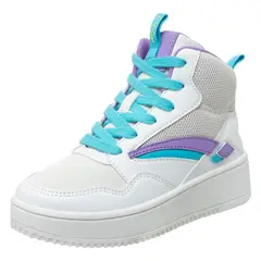LA GEAR - Zapatos Casuales Hoops Para Niña Blanco 199241