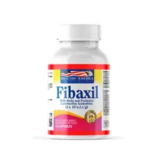HEALTHY AMERICA - SUPLEMENTO DIETARIO CON LACTOBACILLUS Y PROBIOTICS X 120C FIBAXIL