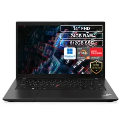 LENOVO - Portatil Thinkpad Ryzen 5 Pro 7530U 24GB 512GB Win 11