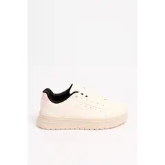 KOAJ - Tenis unicolores casuales con forro interno en contrast Mujer