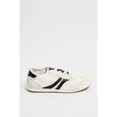 KOAJ - Tenis tipo casuales unicolores con contras Mujer