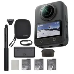 DJI - Cámara Osmo 360 Adventure Combo, Color Negro