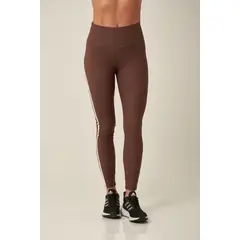 BELIFE - Leggings tiro alto café para mujer