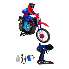 GENERICO - Moto A Control Remoto Con Humo Y Giros 360° Recargable