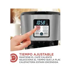 BLACK+DECKER - Cafetera Programable 12 tazas, Filtro