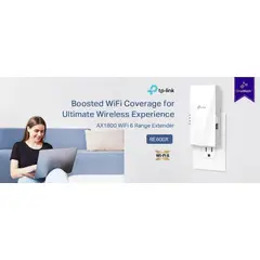 TP LINK - Repetidor Inalámbrico Ax1800 Wifi 6 Tp-link Cubre 130 M2