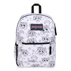 JANSPORT - Morral Cross Town Mujer-Blanco/Negro