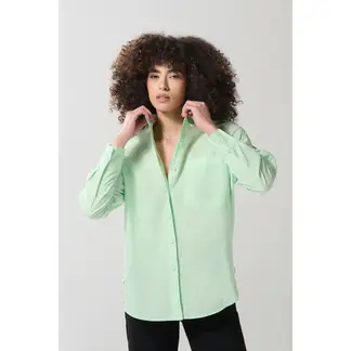 KOAJ - BLUSA UNICOLOR/ALGODON CAMISERA OVERSIZE MANGA LARGA Mujer