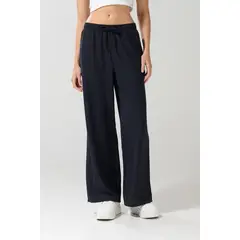 KOAJ - Pantalón palazzo azul intenso tiro alto con bota ancha