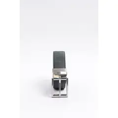 KOAJ - Cinturón reversible azul intenso con hebilla metálica Hombre