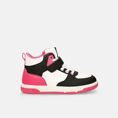 BUBBLE GUMMERS - Tenis Junior Para Niña Bubblegummers Negro-Fucsia Sonora