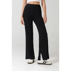 KOAJ - Pantalón palazzo unicolor con aberturas en bota recta Mujer