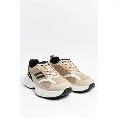 KOAJ - Tenis chunky deportivos en color gris y beige. Hombre