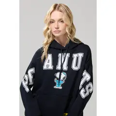 KOAJ - Buzo oversize azul con diseño de Snoopy y capota Mujer