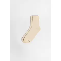 KOAJ - Medias largas unicolores con elástico y texturas de can Hombre