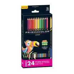 PRISMACOLOR - COLORES JUNIOR CAJA CON 24 COLORES DOBLE PUNTA