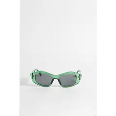 KOAJ - Gafas unicolores de sol con marco hexagonal Mujer