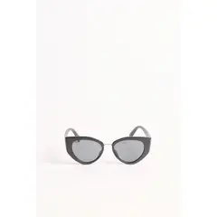 KOAJ - Gafas de sol de marco cat eye, negras y kaki. Mujer