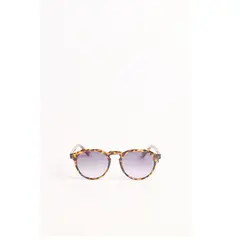 KOAJ - Gafas de sol de marco redondo con carey café claro. Mujer