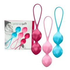 SATISFYER - X3 Bolas Chinas Vaginales Kegel Estimulación Vaginal