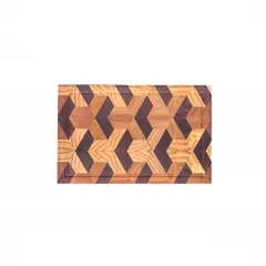 LITURGICAL ARTS & CRAFTS - Tabla Para Picar Pequeña Madera Prem Patron C 35 cm x 23 cm x 4 cm 2.5 kg