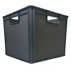 COINTEC - Organizador Plástico Infantil para juguetes y Multiuso Color Gris
