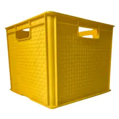 COINTEC - Organizador Plástico Infantil para juguetes y Multiuso Color Amarillo
