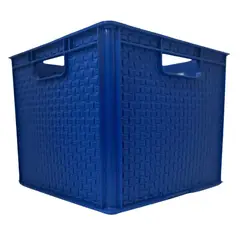COINTEC - Organizador Plástico Infantil para juguetes y Multiuso Color Azul medio