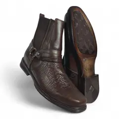 CALZADO CON ALTURA MONSERRATE - Botas en CUERO para hombre marca Monserrate Ref Potro color café