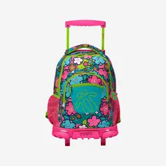 TOTTO - Morral Con Ruedas Rosado Renglon
