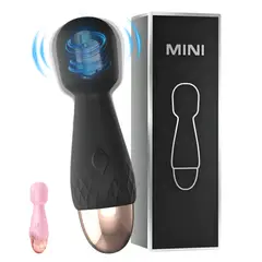 GENERICO - Vibrador Masajeador Clítoris Hitachi Discreto Potente USB Negro