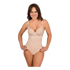 RITCHI - Faja Panty Control Abdomen con Diseño en Busto y Encaje Floral