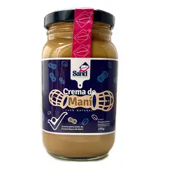 SAND BALANCED FOOD - Crema de mani 230 gr sin azucar natural 100% 12 porciones